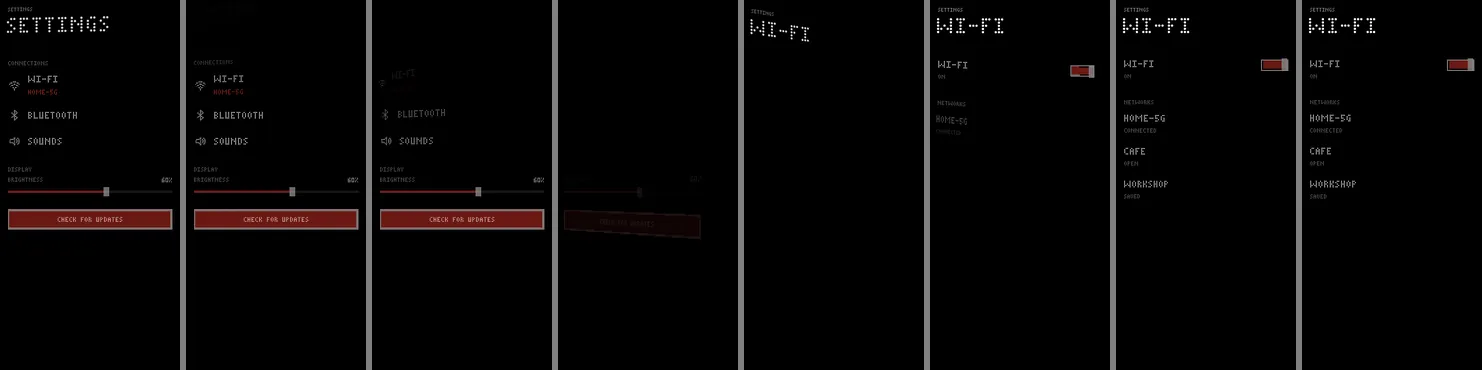 Real frames of the page change in DotMatrix